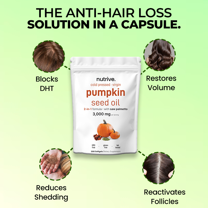 Nutrive© Pumpkin Seed Oil Softgel
