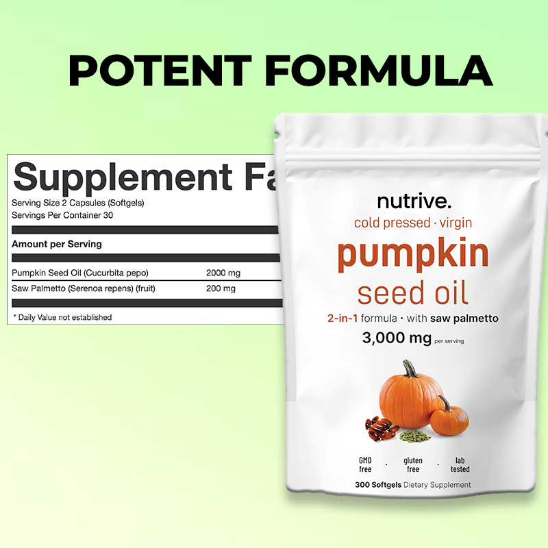 Nutrive© Pumpkin Seed Oil Softgel
