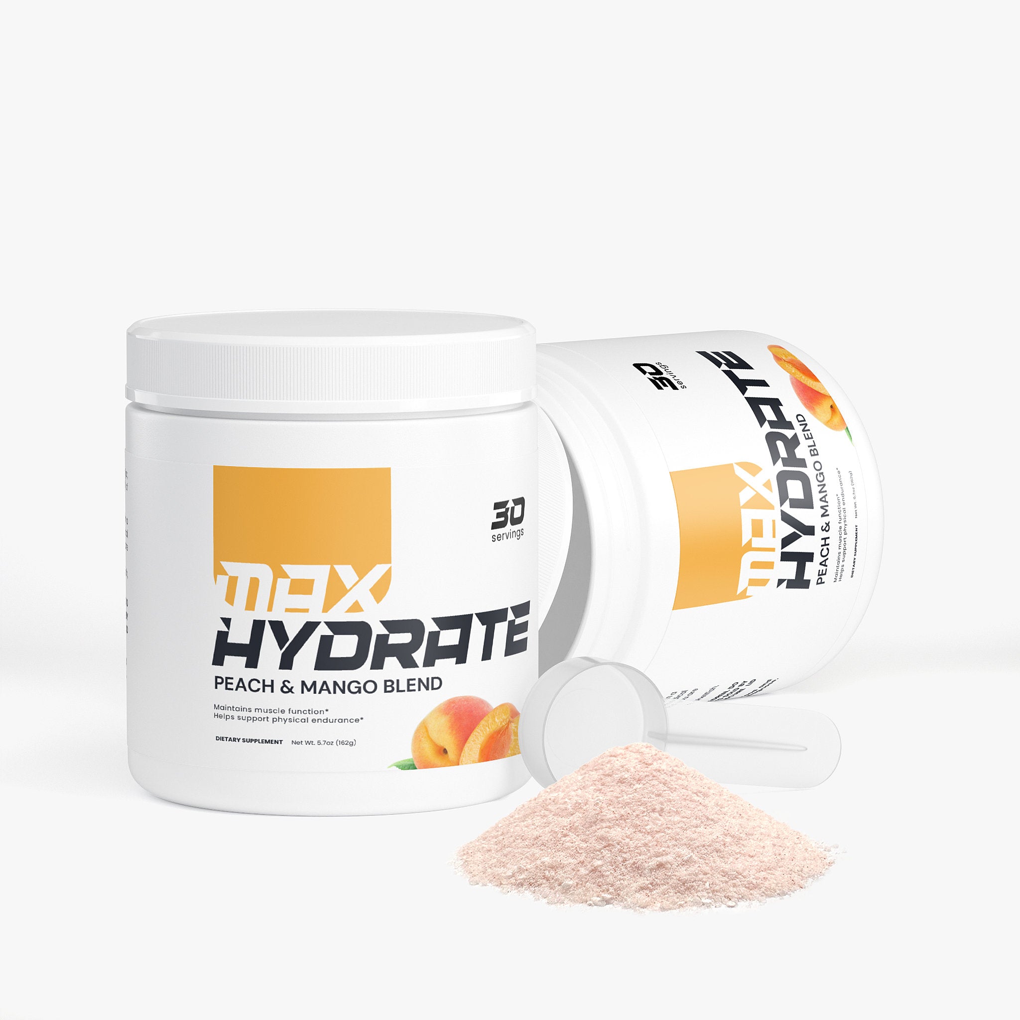 Nutrive™ Max Hydrate - Electrolytes & B-Vitamins Hydration Powder (Peach & Mango Blend)
