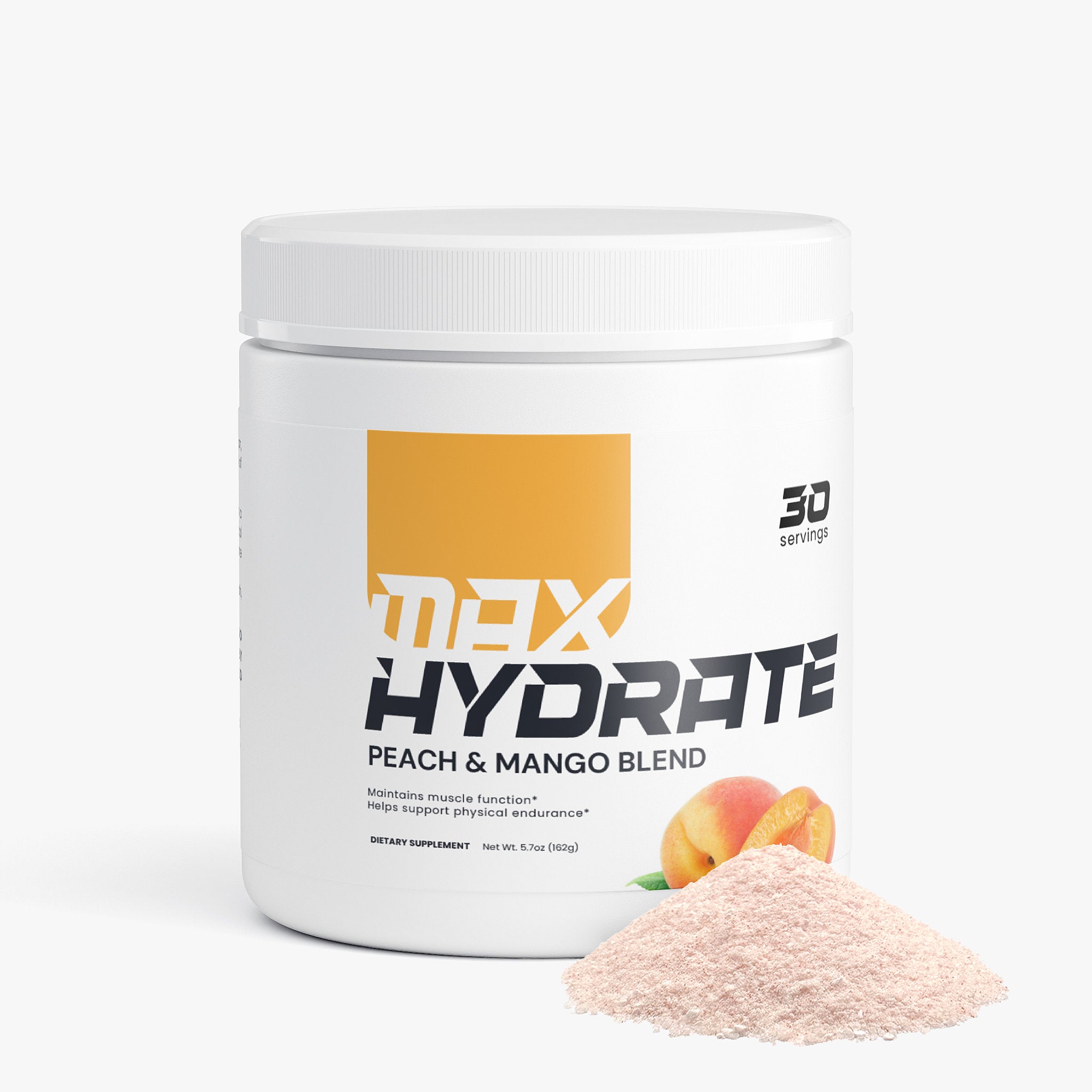 Nutrive™ Max Hydrate - Electrolytes & B-Vitamins Hydration Powder (Peach & Mango Blend)