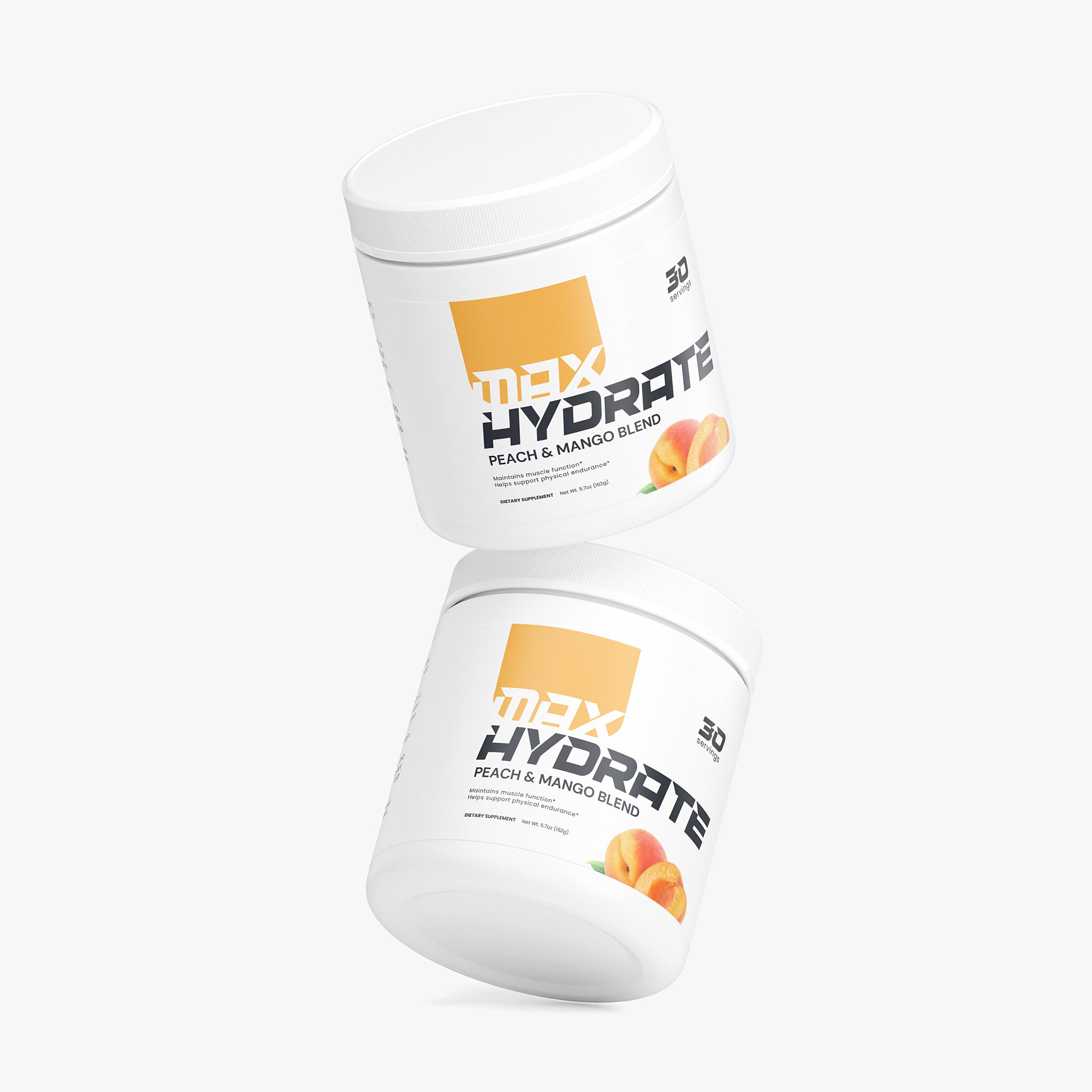 Nutrive™ Max Hydrate - Electrolytes & B-Vitamins Hydration Powder (Peach & Mango Blend)