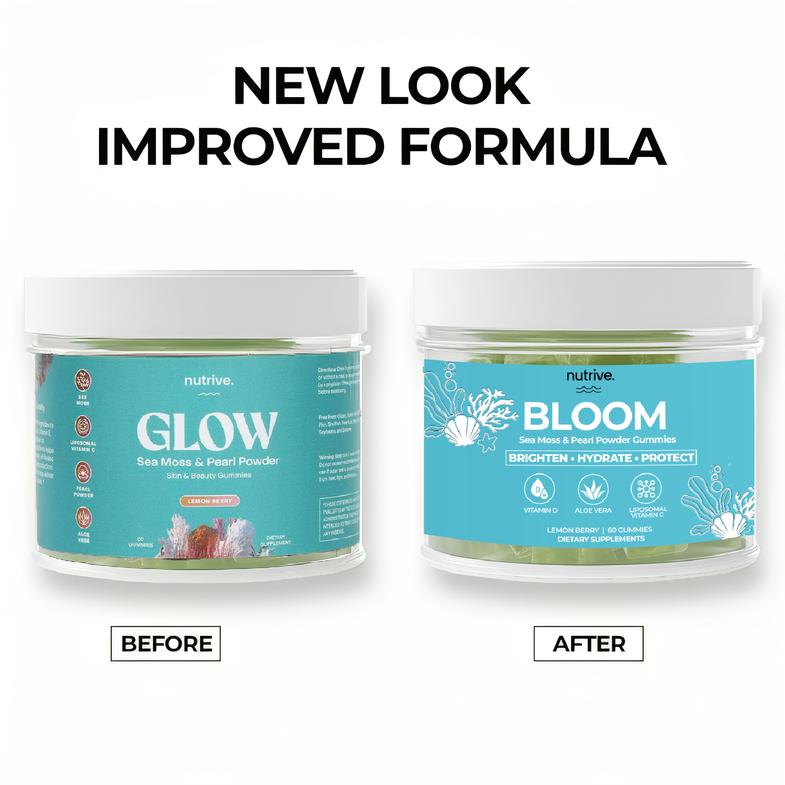 Nutrive© Sea Moss & Pearl Powder Gummies