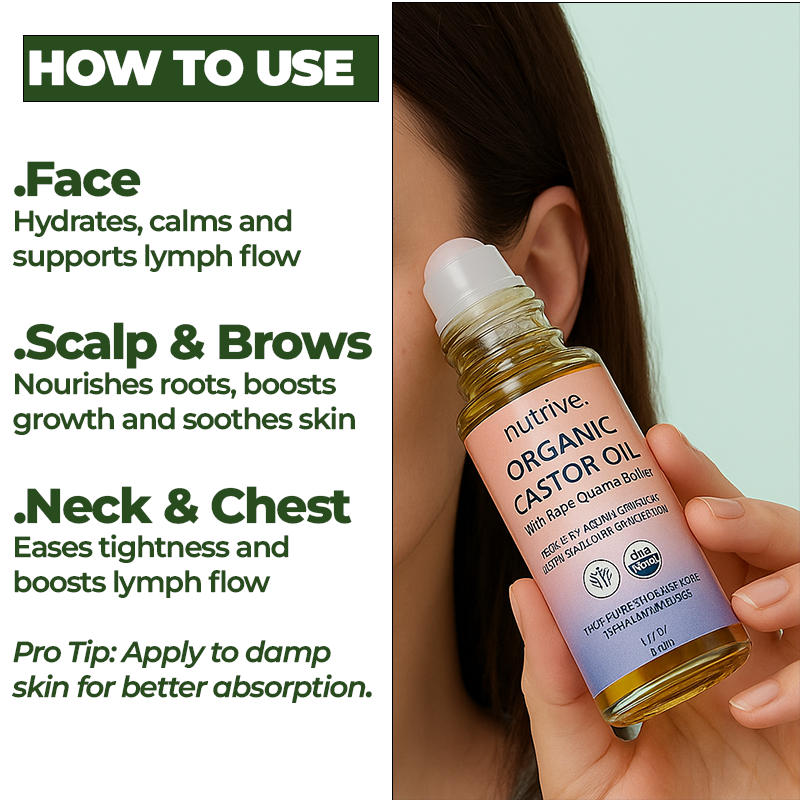 Organic Castor Oil Roll-On