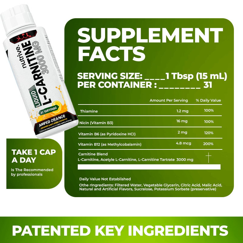 Liquid L-Carnitine 3000MG