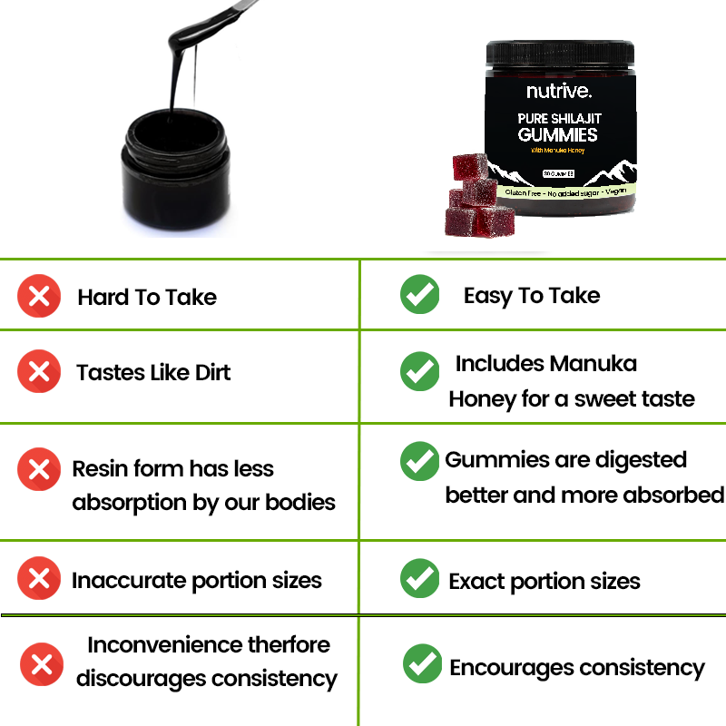 Nutrive™ - Pure Shilajit Gummies (Google Listing)