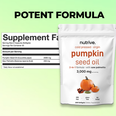 Nutrive© Pumpkin Seed Oil Softgel