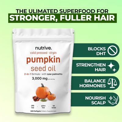 Nutrive© Pumpkin Seed Oil Softgel