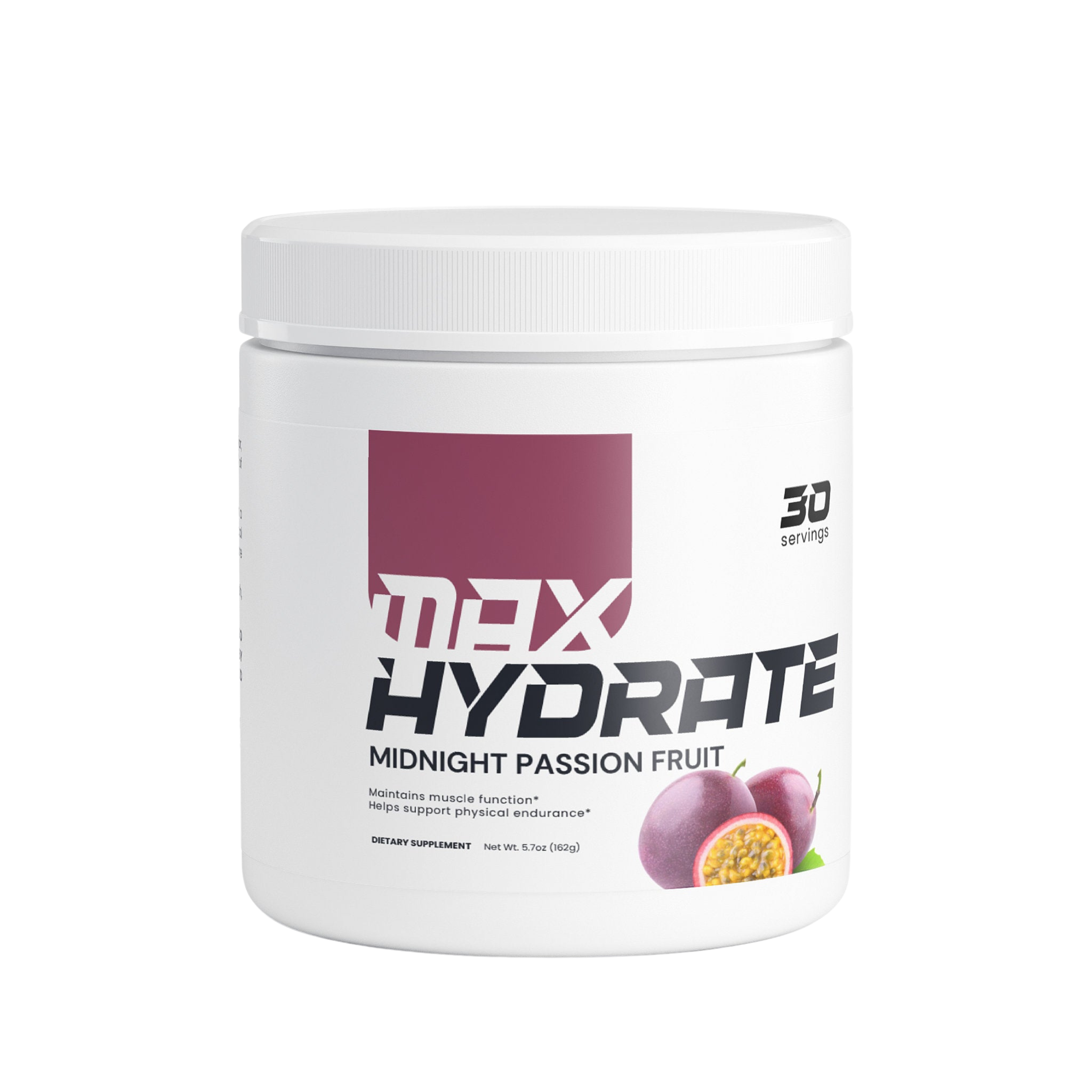 Nutrive™ Max Hydrate - Electrolytes & B-Vitamins Hydration Powder (Midnight Passion Fruit)