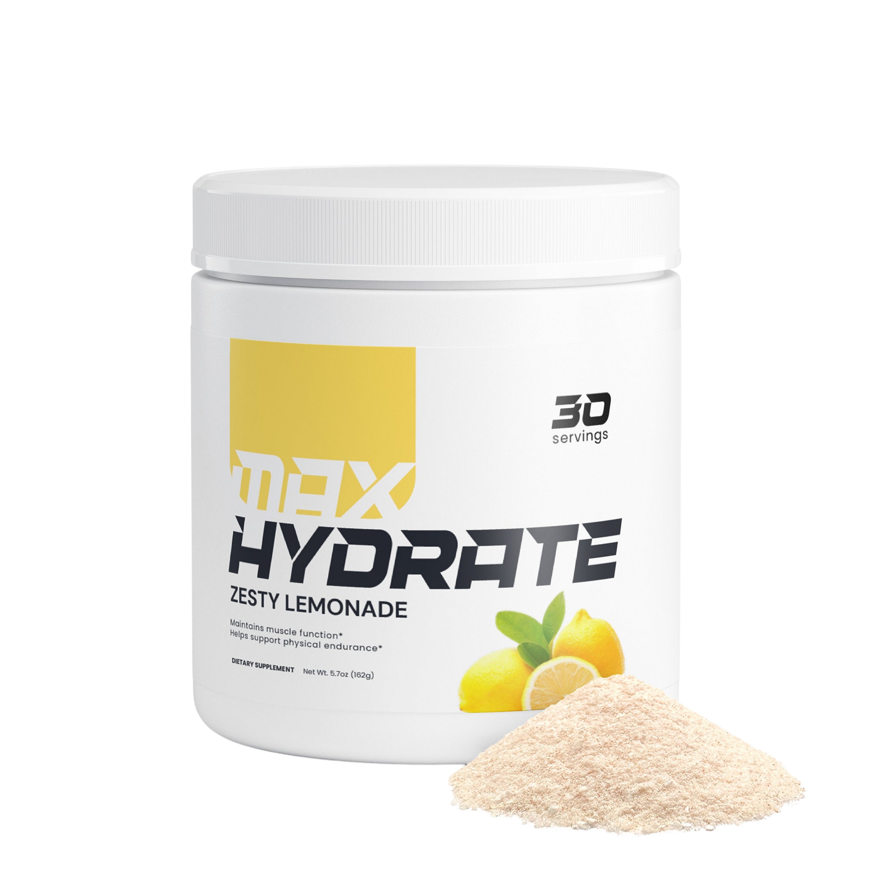 Nutrive™ Max Hydrate - Electrolytes &  B-Vitamins Hydration Powder (Zesty Lemonade)