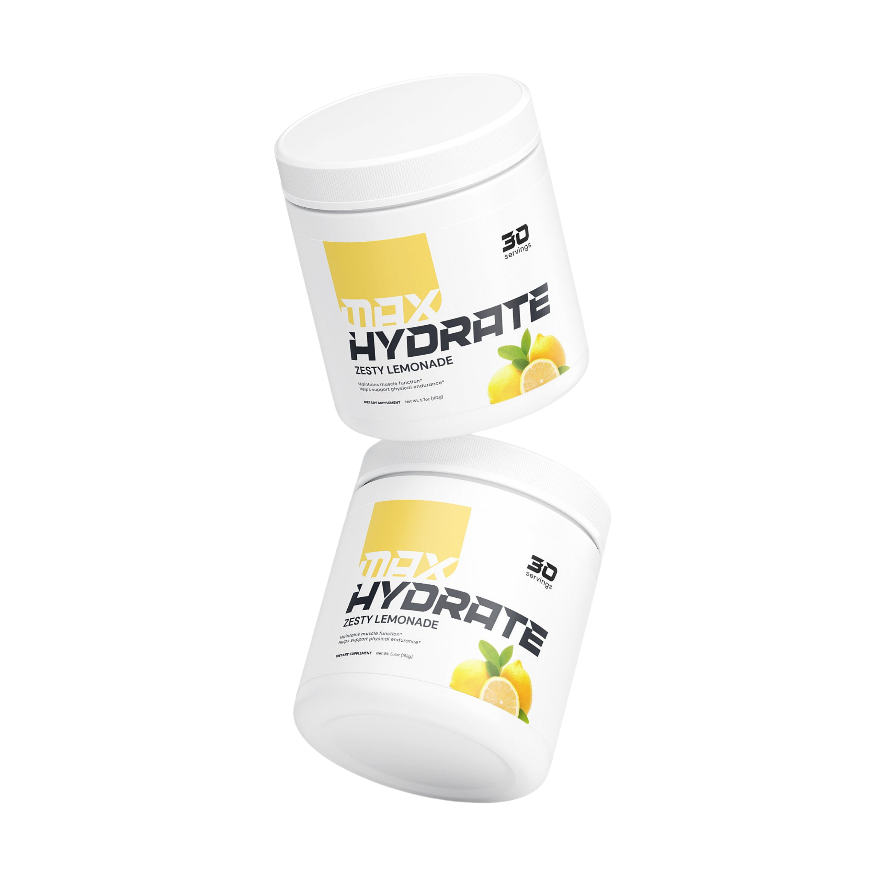 Nutrive™ Max Hydrate - Electrolytes &  B-Vitamins Hydration Powder (Zesty Lemonade)